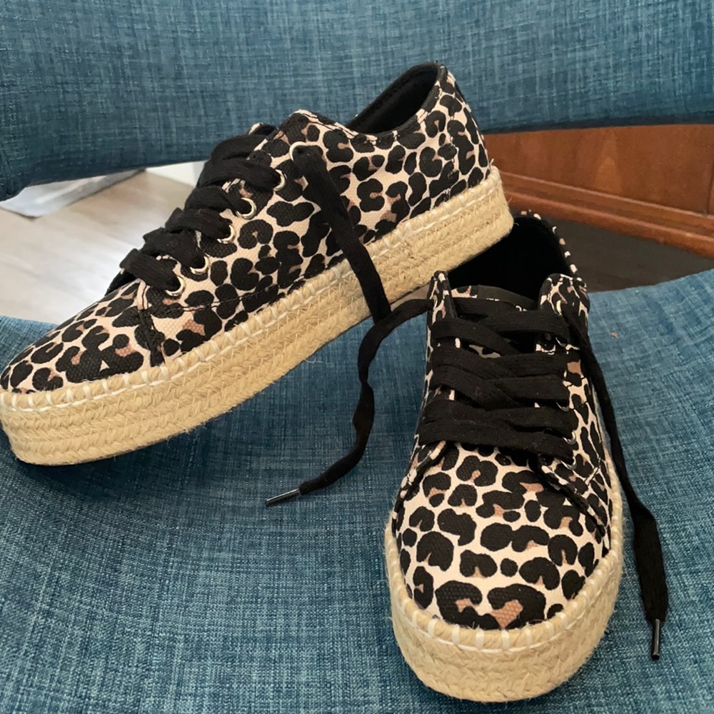 Tretorn leopard espadrilles sneaker